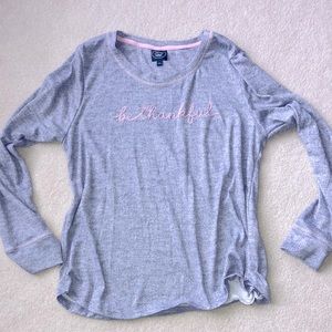 ❤️Comfy Gray Long Sleeve PJ top